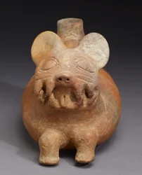 Vase félin, culture Vicus